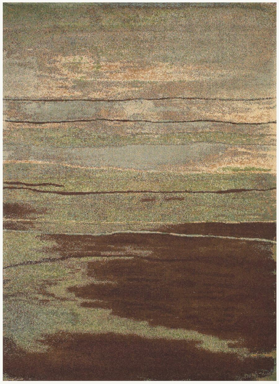 Remington Collection (chocolate) Area Rug - 5' x 8'