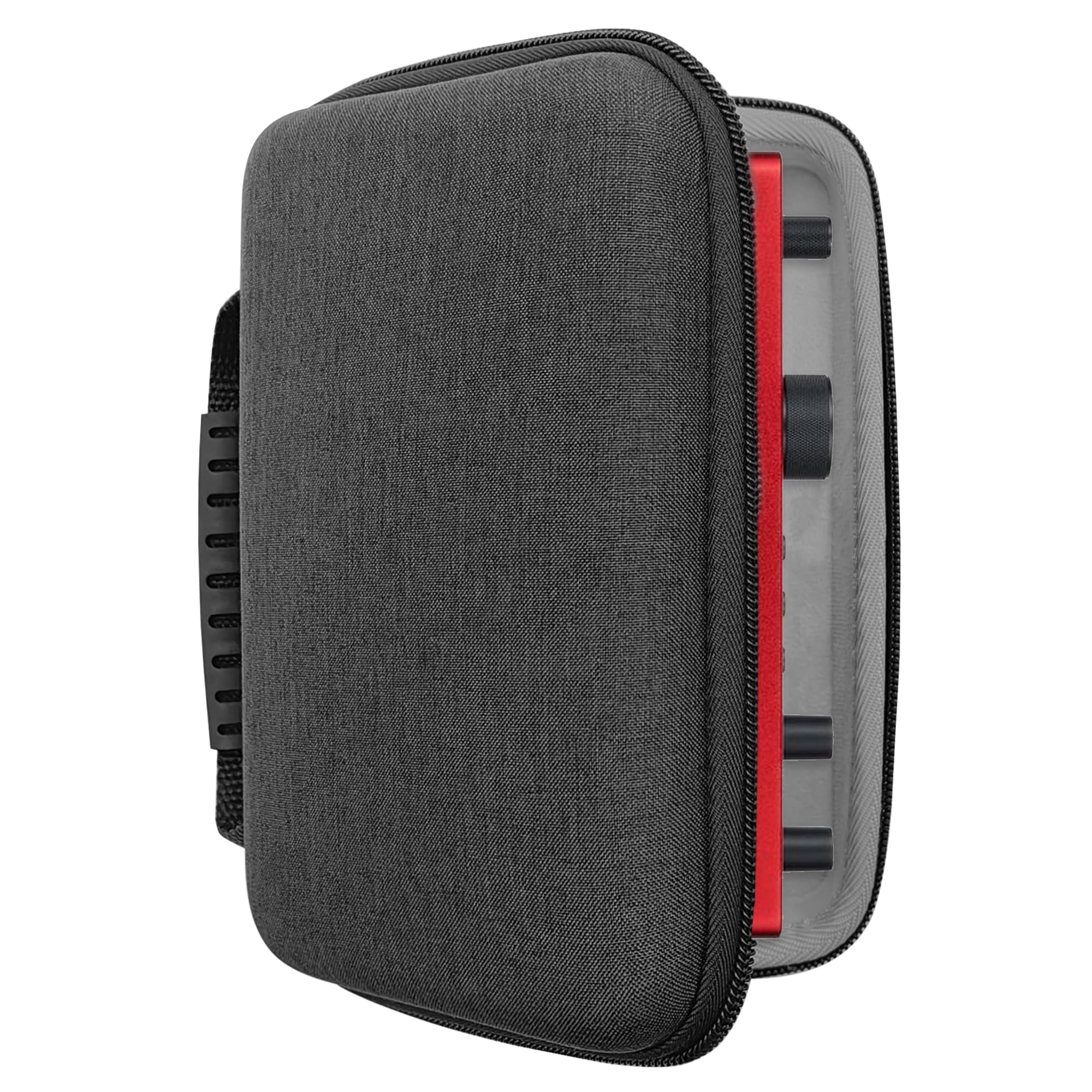 Premium Velvet Hard Case Compatible with Focusrite Scarlett 2i2 case 4th Gen Audio Interface cover, Hard Shell Protective Travel Carrying Bag (Grey)