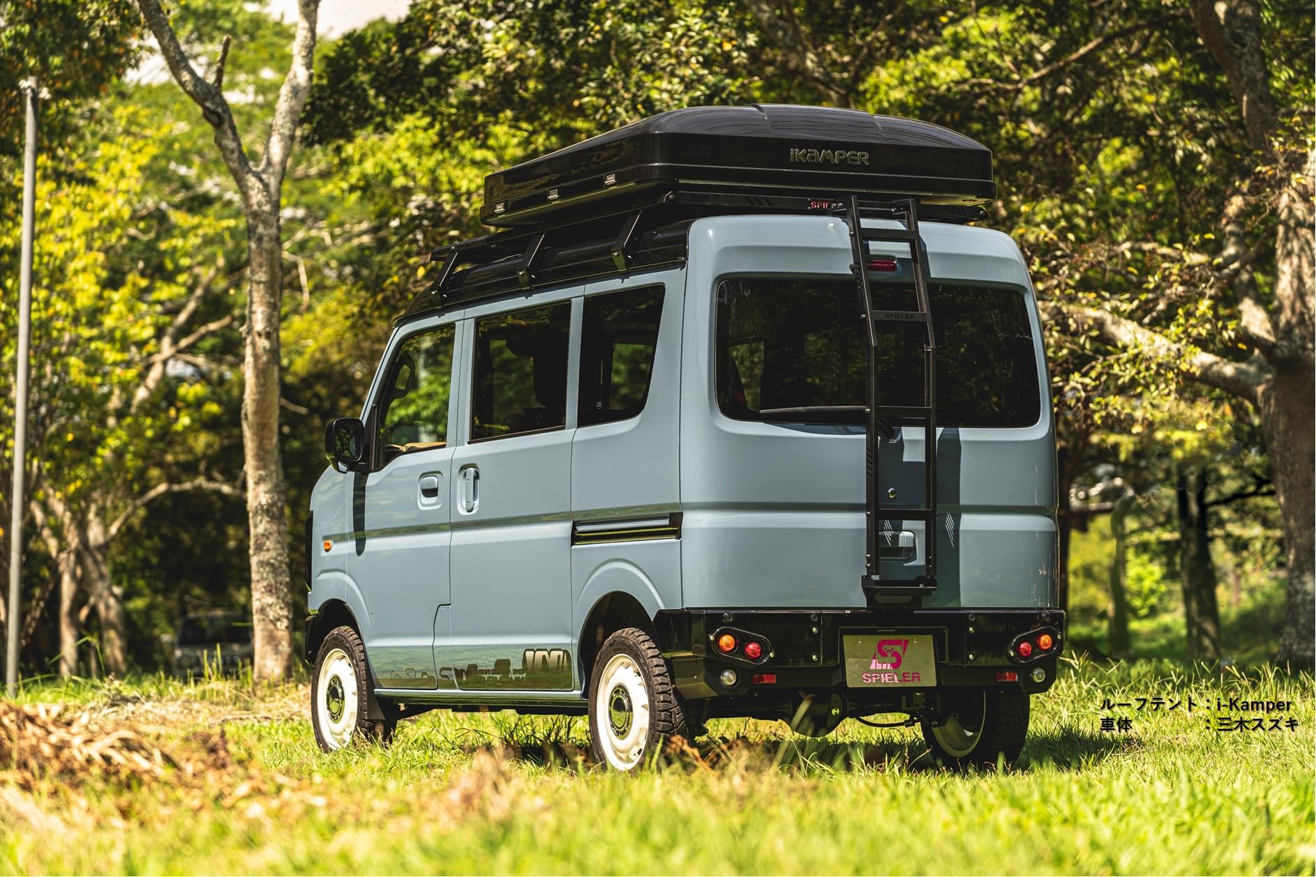 Amazon | 「サテン塗装」エブリイハイルーフ用 リアラダー