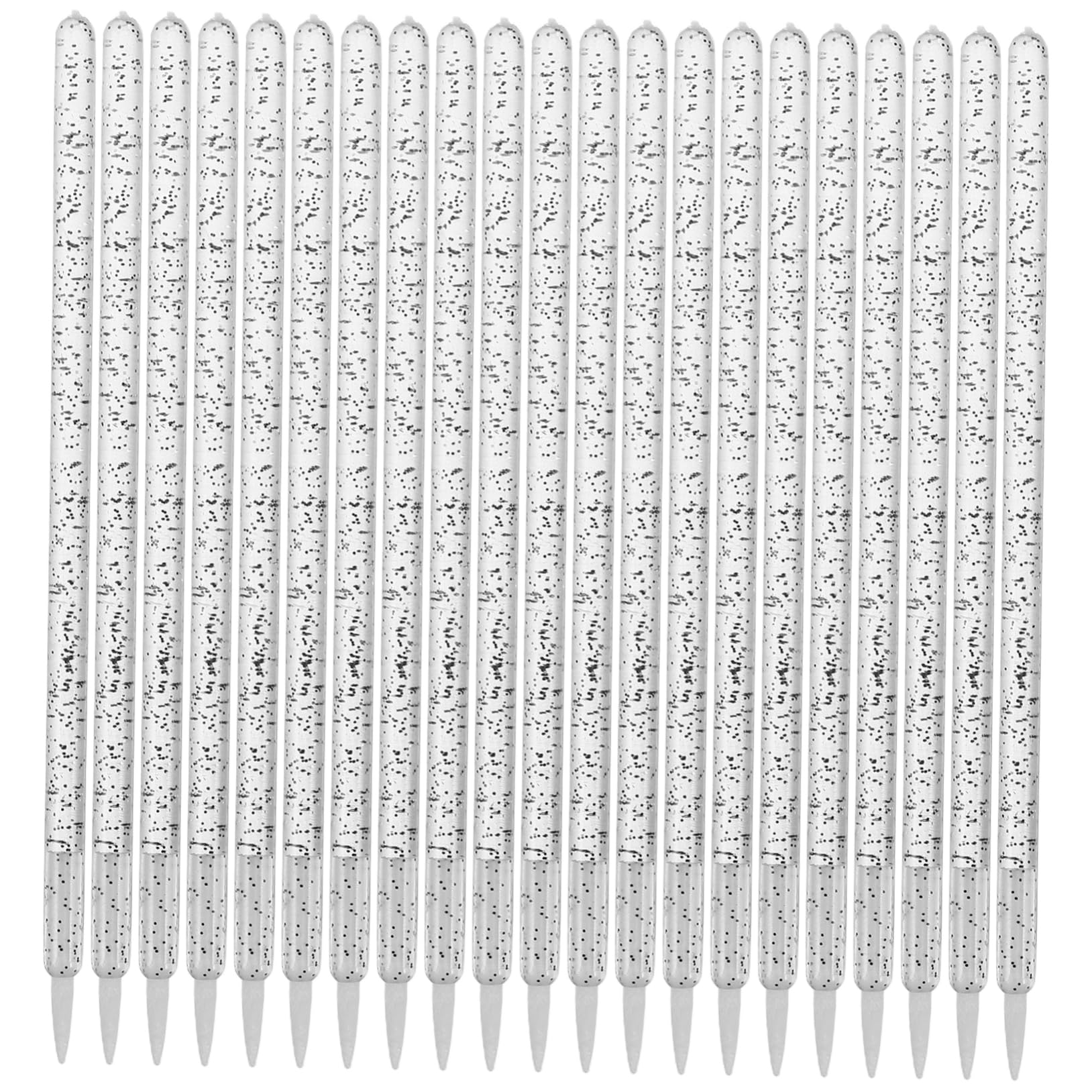 TOVINANNA 1 Bag of Disposable Eyeliner Brushes for Eye Makeup Single-use Liner Brushes Lip Liners and Shadow Brushes with Glitter Wand Eyebrow and Liner Brush