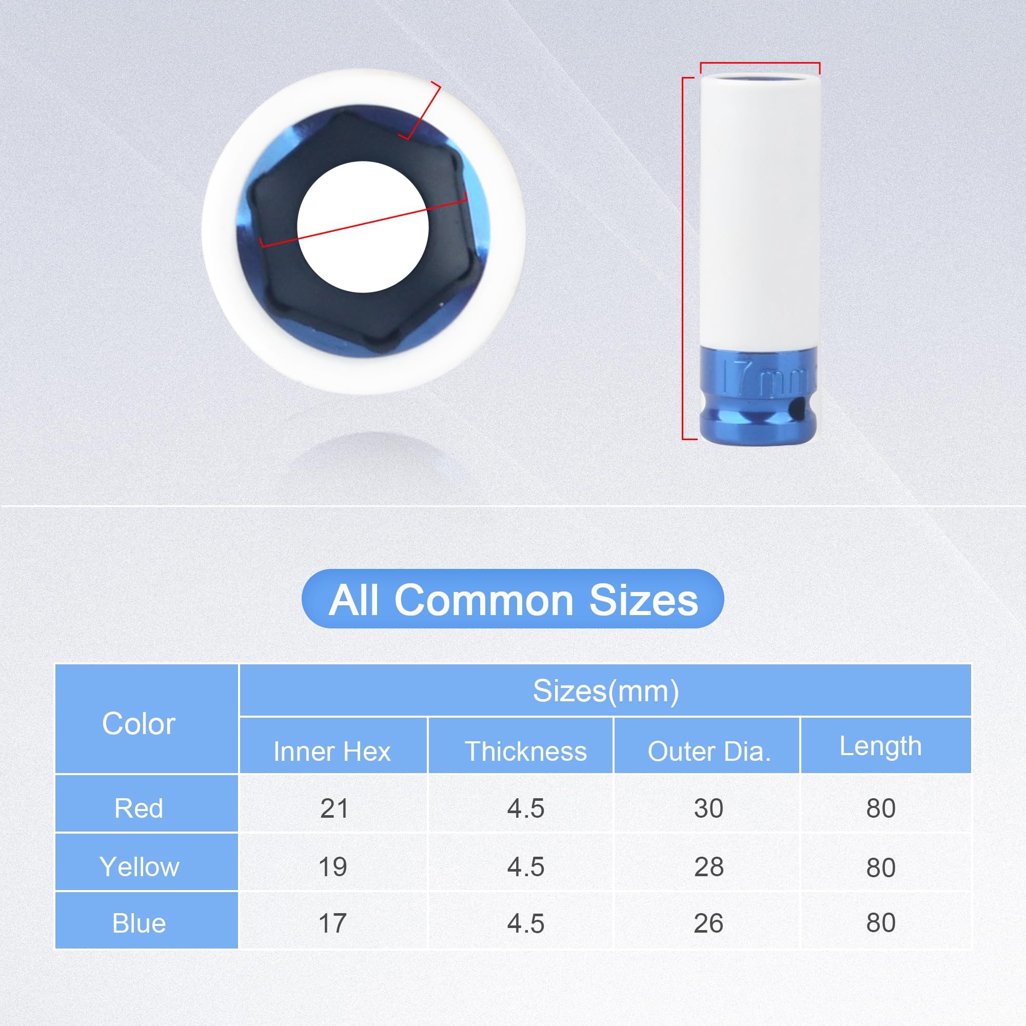DASBET Kit d'écarteur de tuyau d'échappement de 28 mm - Kit d'écarteurs