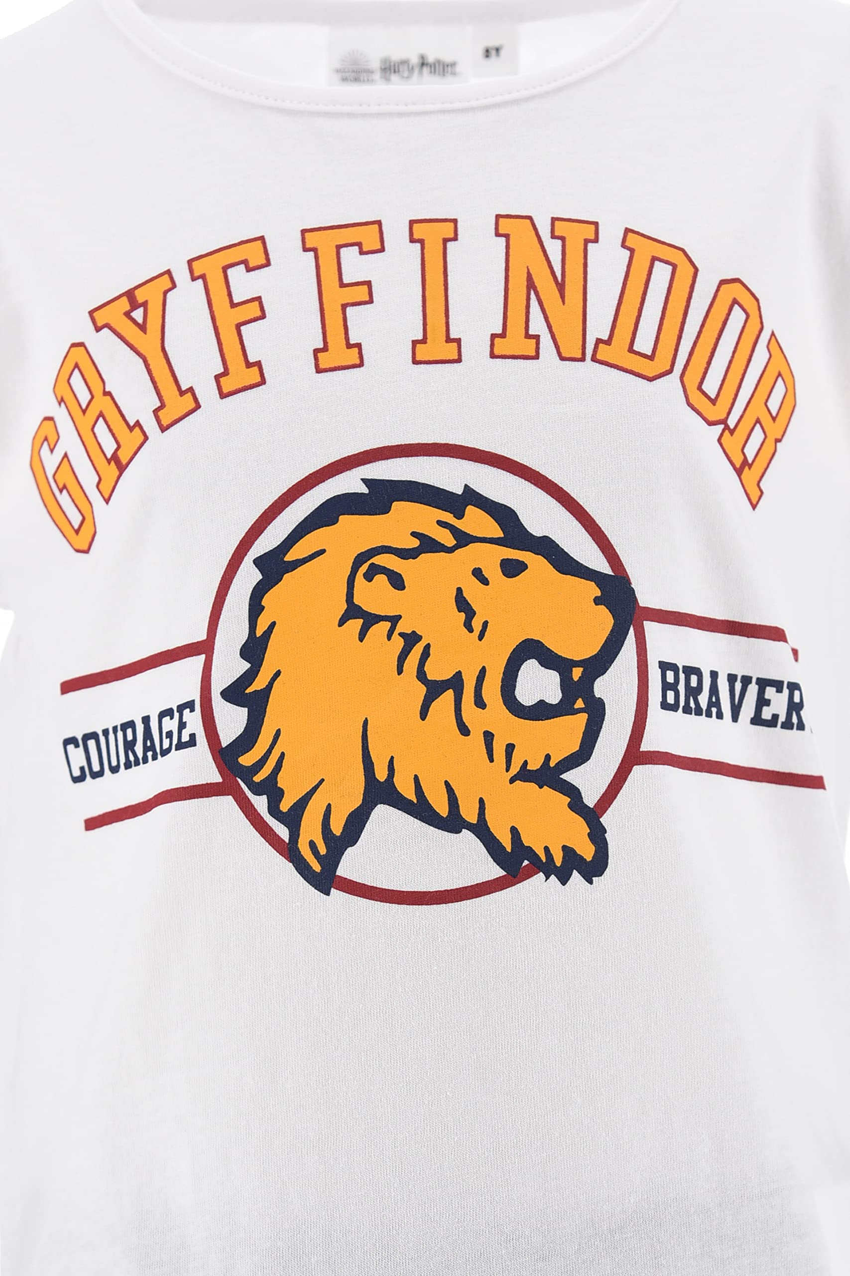 Harry Potter Jungen Kurz Pyjama Schlafanzug (Weiß,8 Jahre)