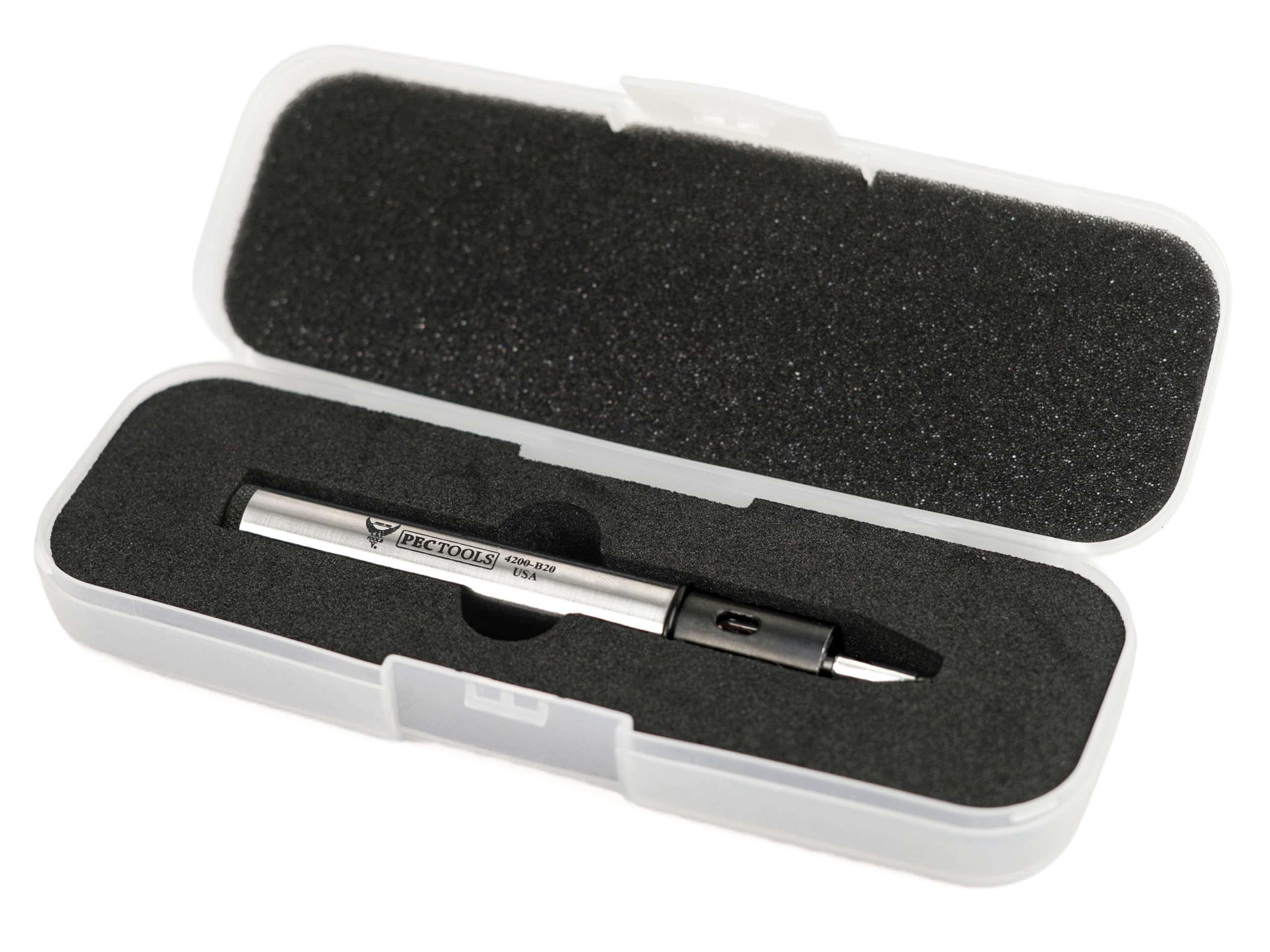 PEC Ball Bearing Electronic Edge Finder .200″ with 6 Lights, Made in USA, 4200-B20