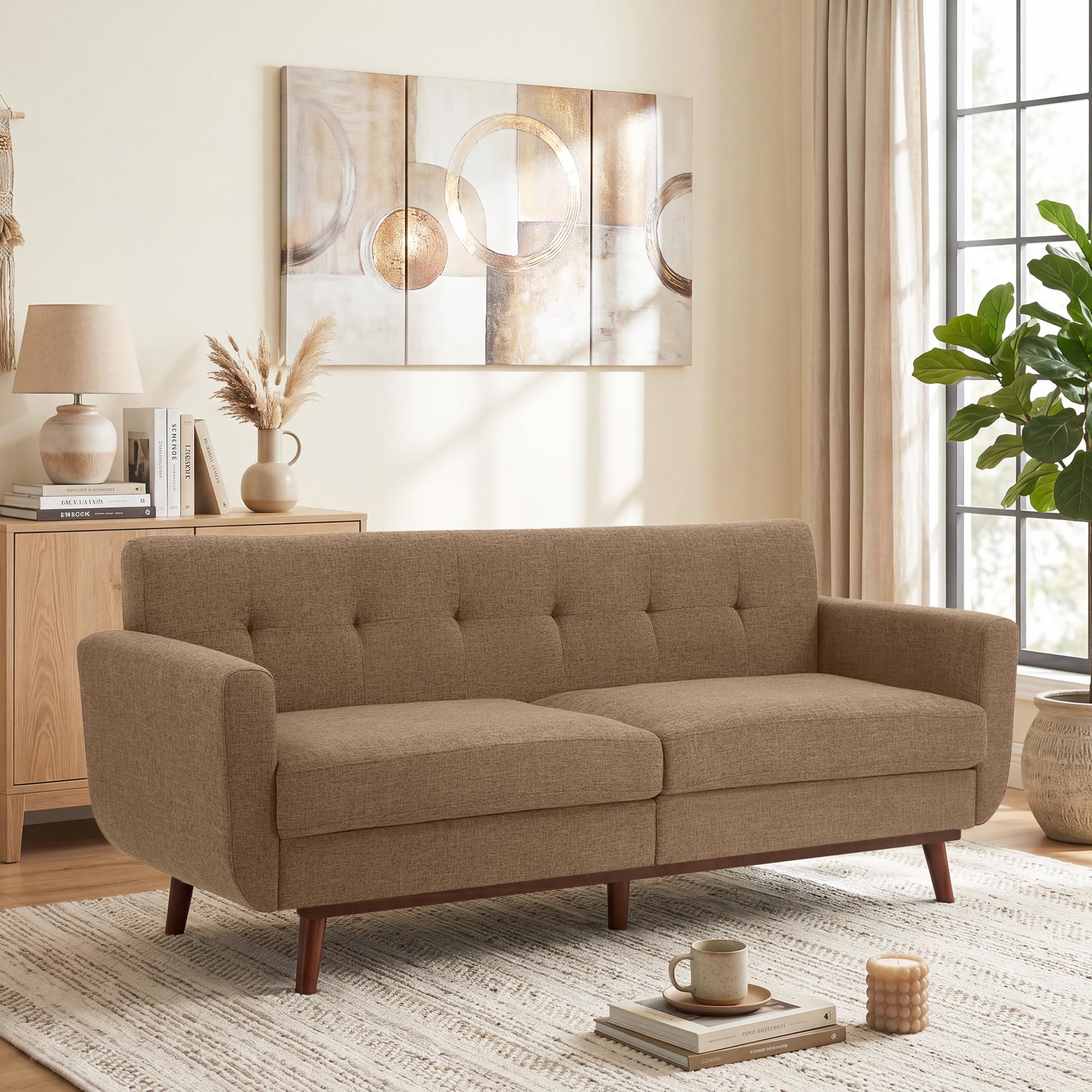 Kingfun 77.2 Loveseat Sofa