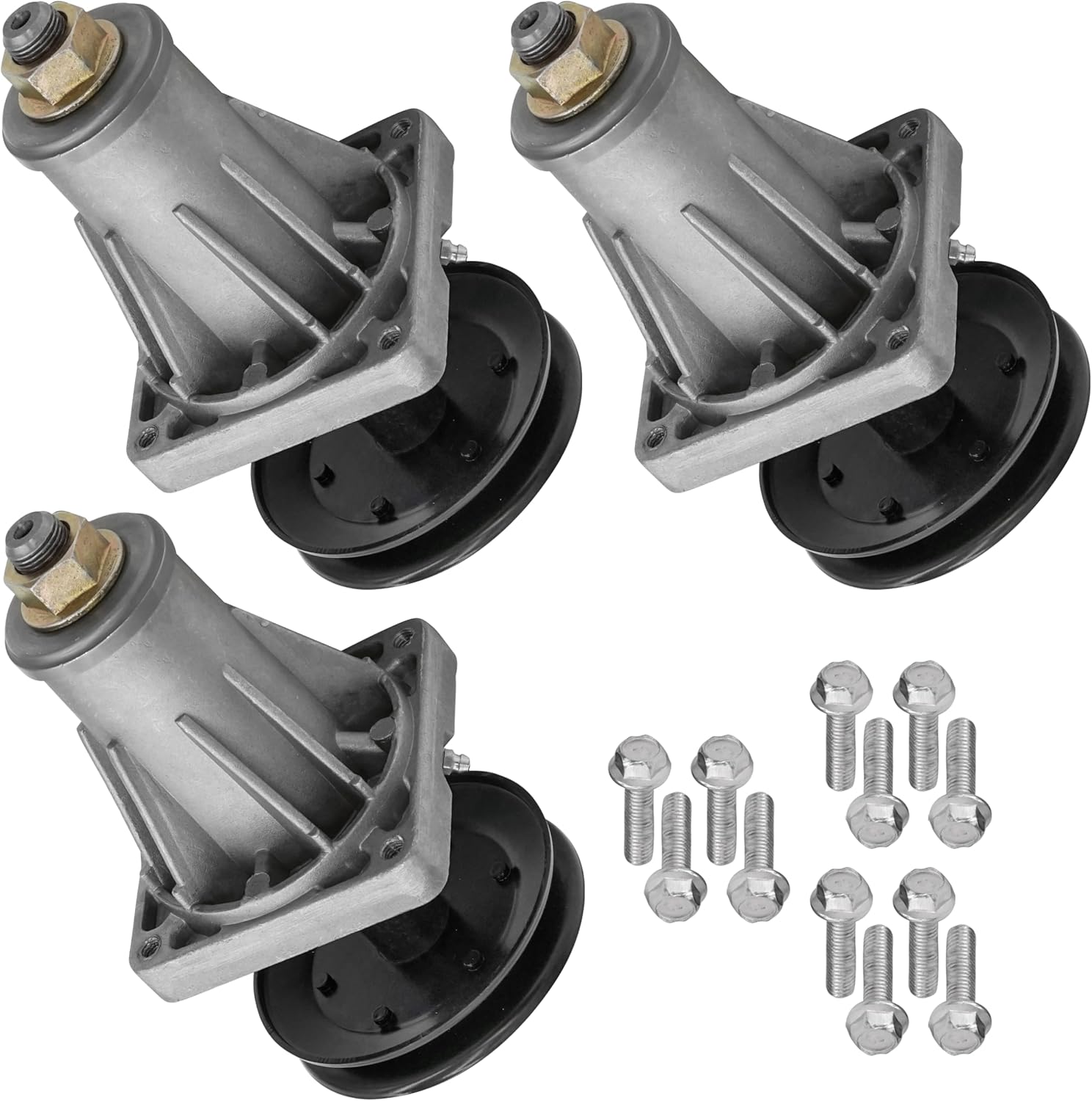 Caltric 48in Spindle with Pulley Compatible with MTD 17ASDA Z8200 918-06994 618-06994 x3