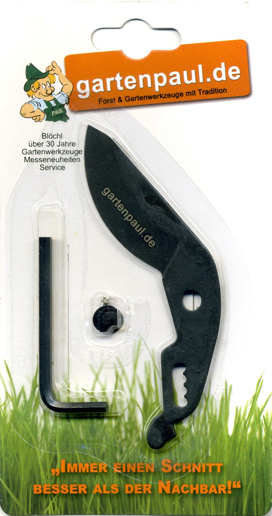 Ratschen Gartenschere | Limited Edition inkl. Ersatzklingen-Set und Gartenpaul Holzbox | Kostenloser Schleifservice | Amboss Gartenschere | Stufenschere