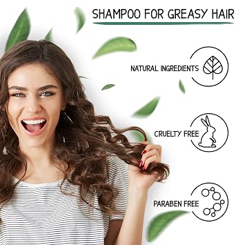 Milva Nettle Shampoo for Oily Hair - 6.7 Fl Oz Natural Oily Hair Shampoo for Greasy Roots & Scalp - Clarifying Degrease Treatment - Control Sebum, Add Volume & Shine - Made in Bulgaria - 200ml