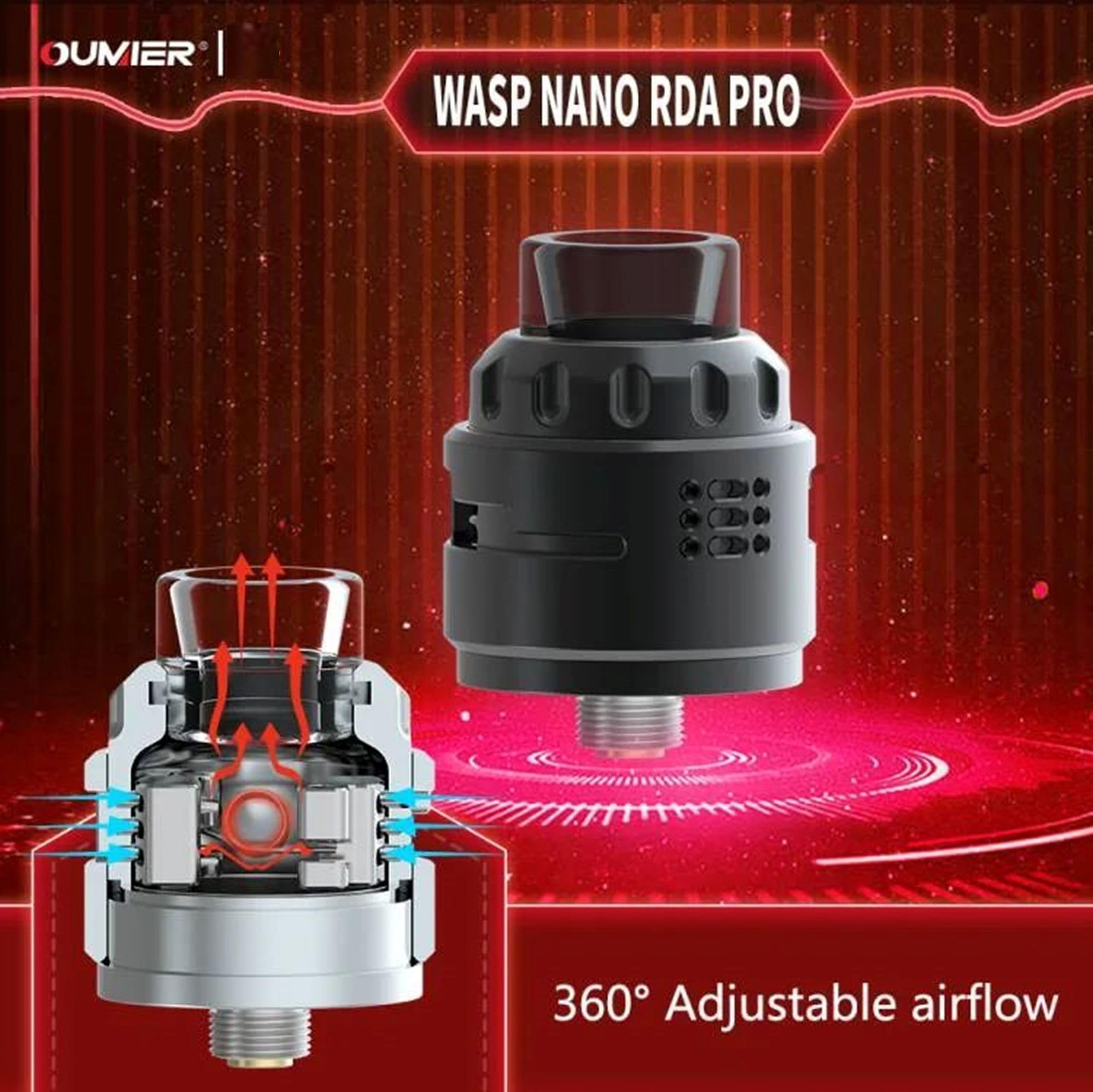Amazon | 【Pro】Oumier Wasp Nano RDA Pro φ23.5mm ワスプ ナノ プロ 