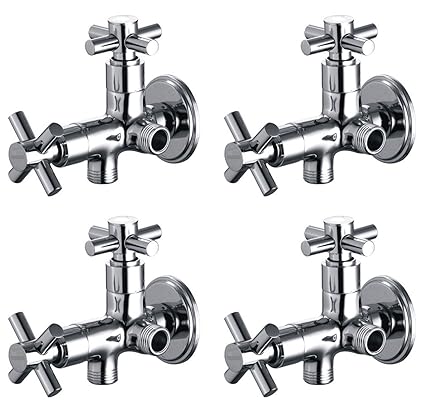 Joyway Corsa 2in1 Angle Valve Stop Cock/Two Way Tap (Pack of 4 Pieces)