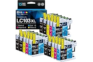E-Z Ink Pro LC103 XL Ink Cartridges for Brother Printers