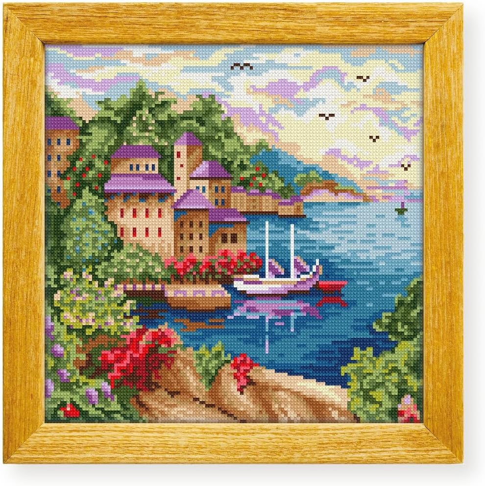 Awesome Pattern Studio Spring Landscape DS1458, Diamond Painting Kit, Diamond Art Kits for Adults, Full Drill 5D Diamond Dots Kits. All Items Included.