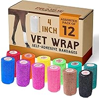 Vista 71 de Cinta adhesiva para veterinarios (negro) (paquete de 2) (4 pulgadas x 15 pies), autoadhesiva, adherente, cohesiva, flexible, autoadhesiva, rollo