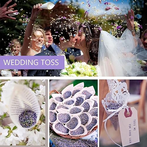 Miniatura 7 de Cedar Space Bolsas de lavanda para cajones y armarios, 16 bolsas de lavanda, rellenas de lavanda seca de alta calidad, recuerdos de despedida de