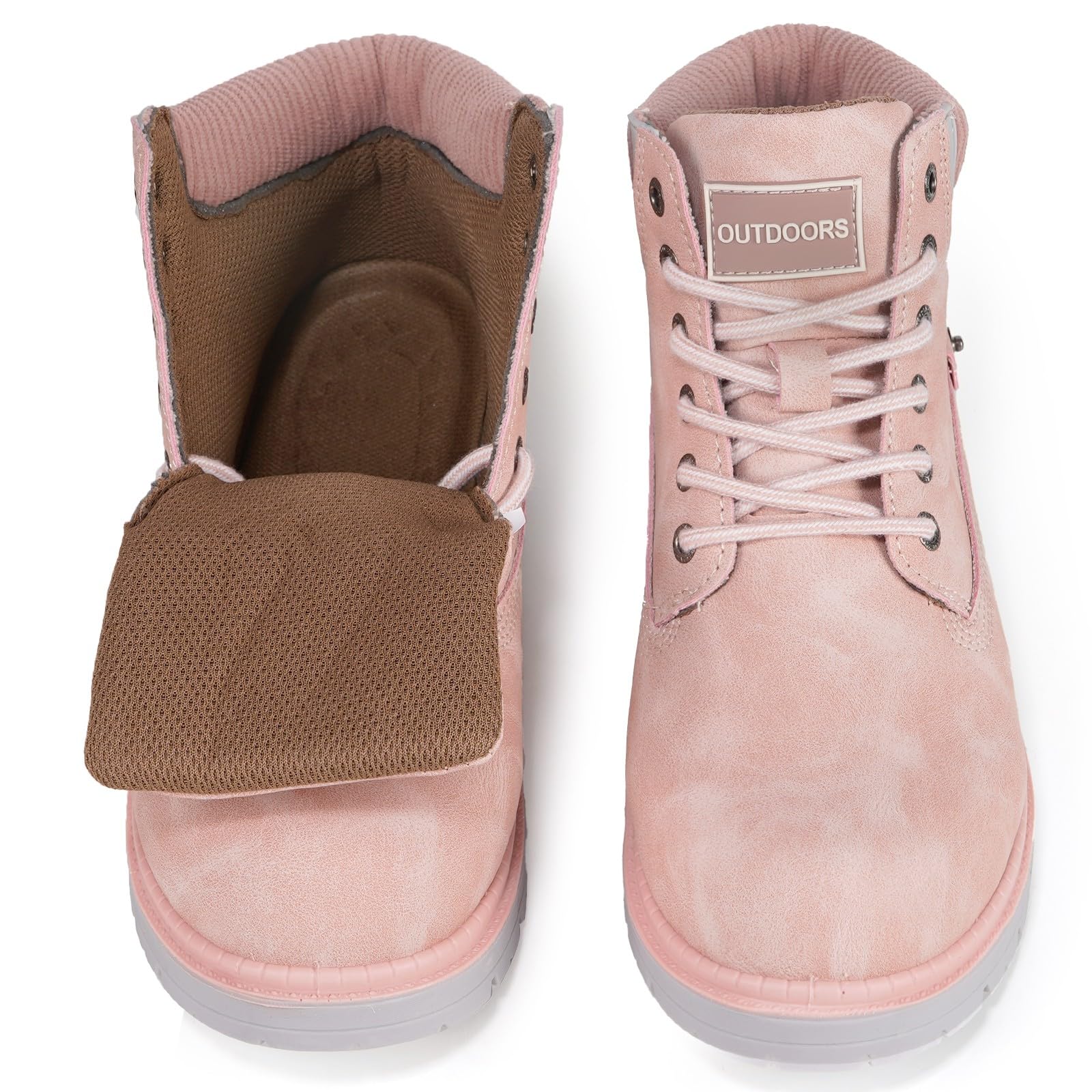 Stivali Uomo Donna Inverno Scarpe da Neve Caldi Snow Boots Impermeabili Stivaletti Pelliccia Stringate Outdoor