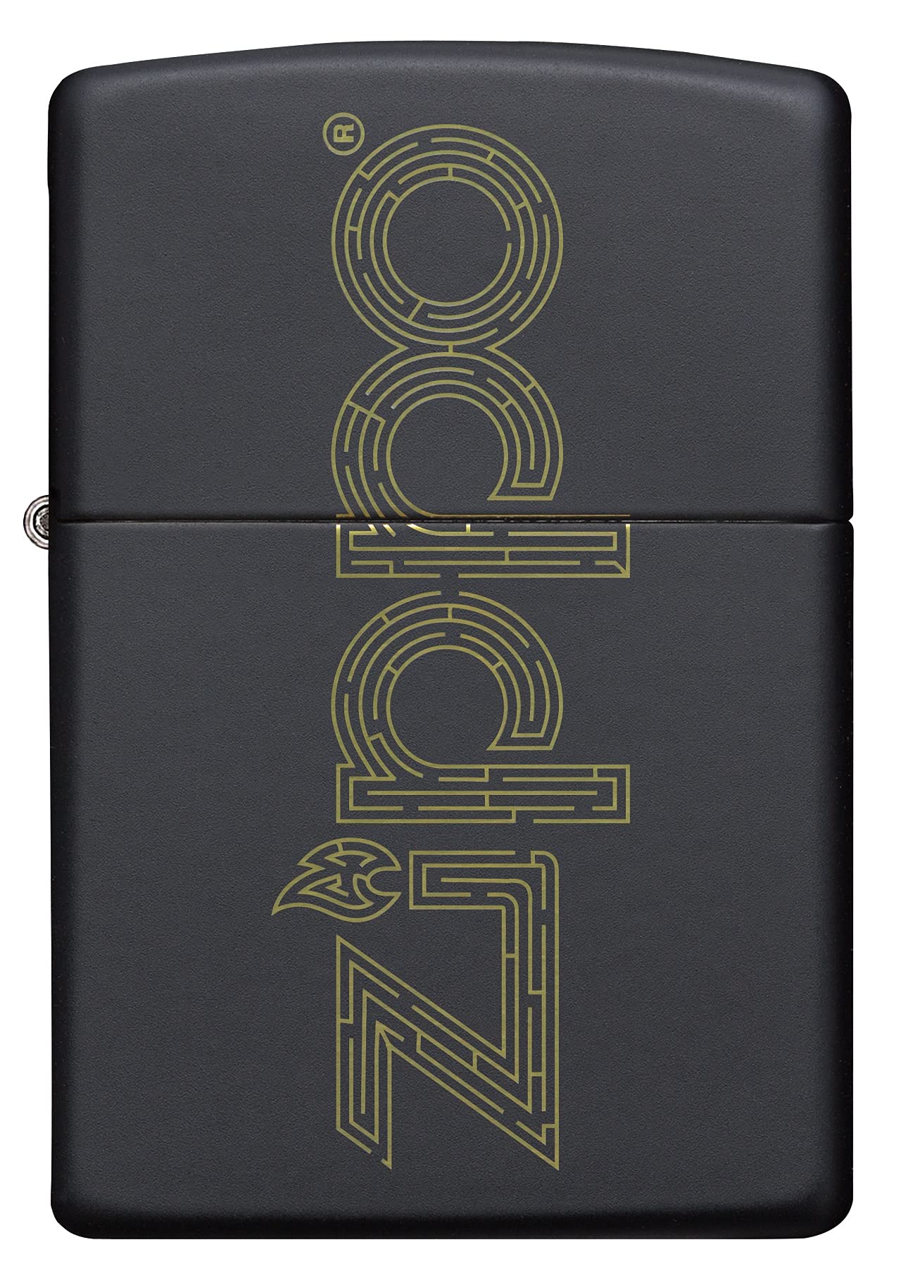 Zippo FUORI CATALOGO Logo Design Accendino Antivento Ricaricabile Lighter