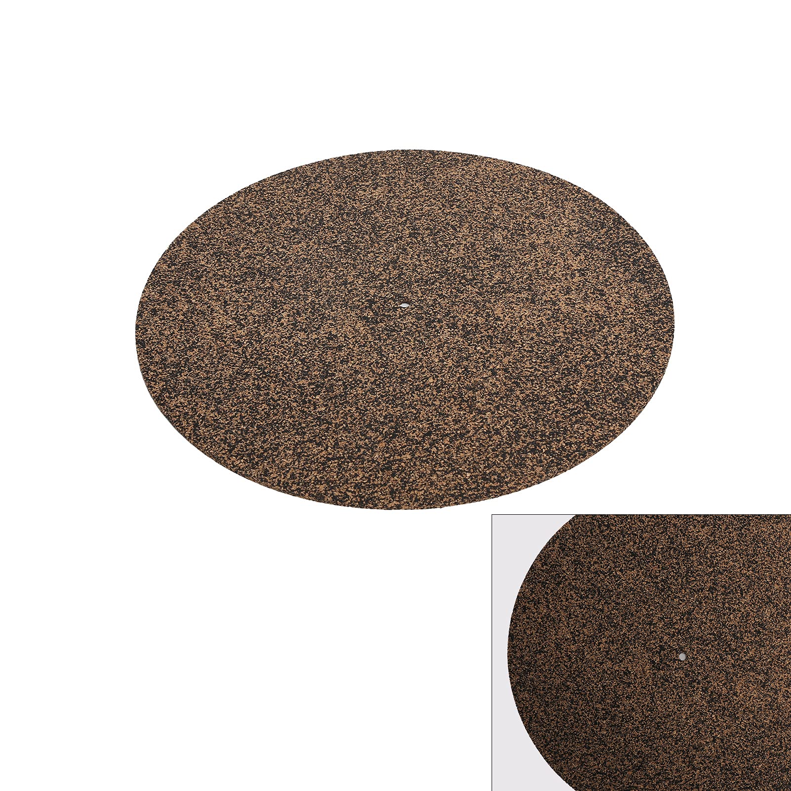 Schallplatten-Pad Aus Kork – 30,5 Cm Durchmesser, Für Alle Plattenspieler, Verbessert Klang & Reduziert Vibration