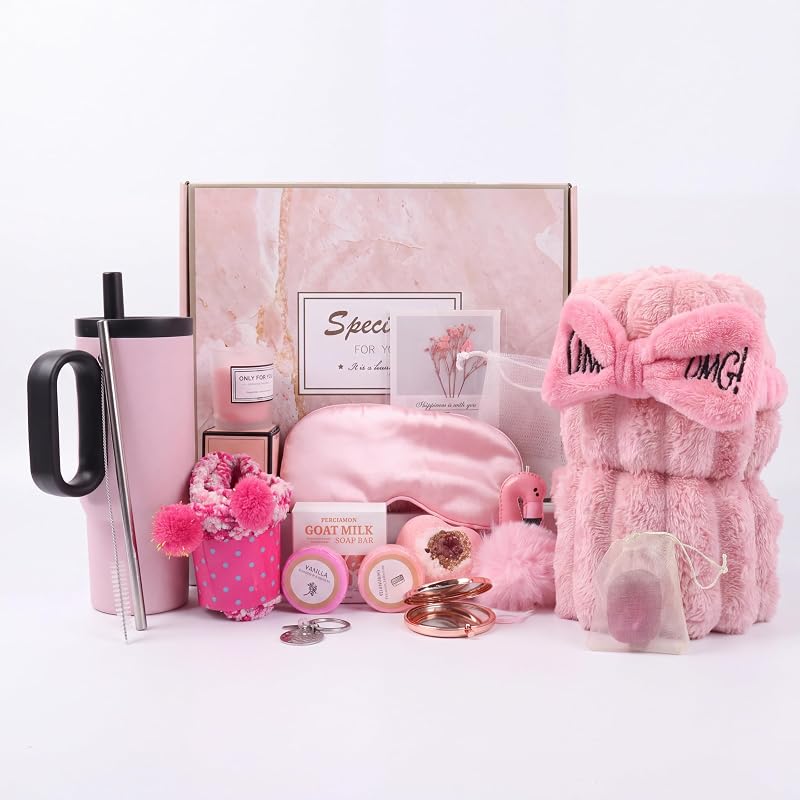 Kit-presente BOODPET para cuidados pessoais com copo térmico, manta e acessórios, 19 peças
