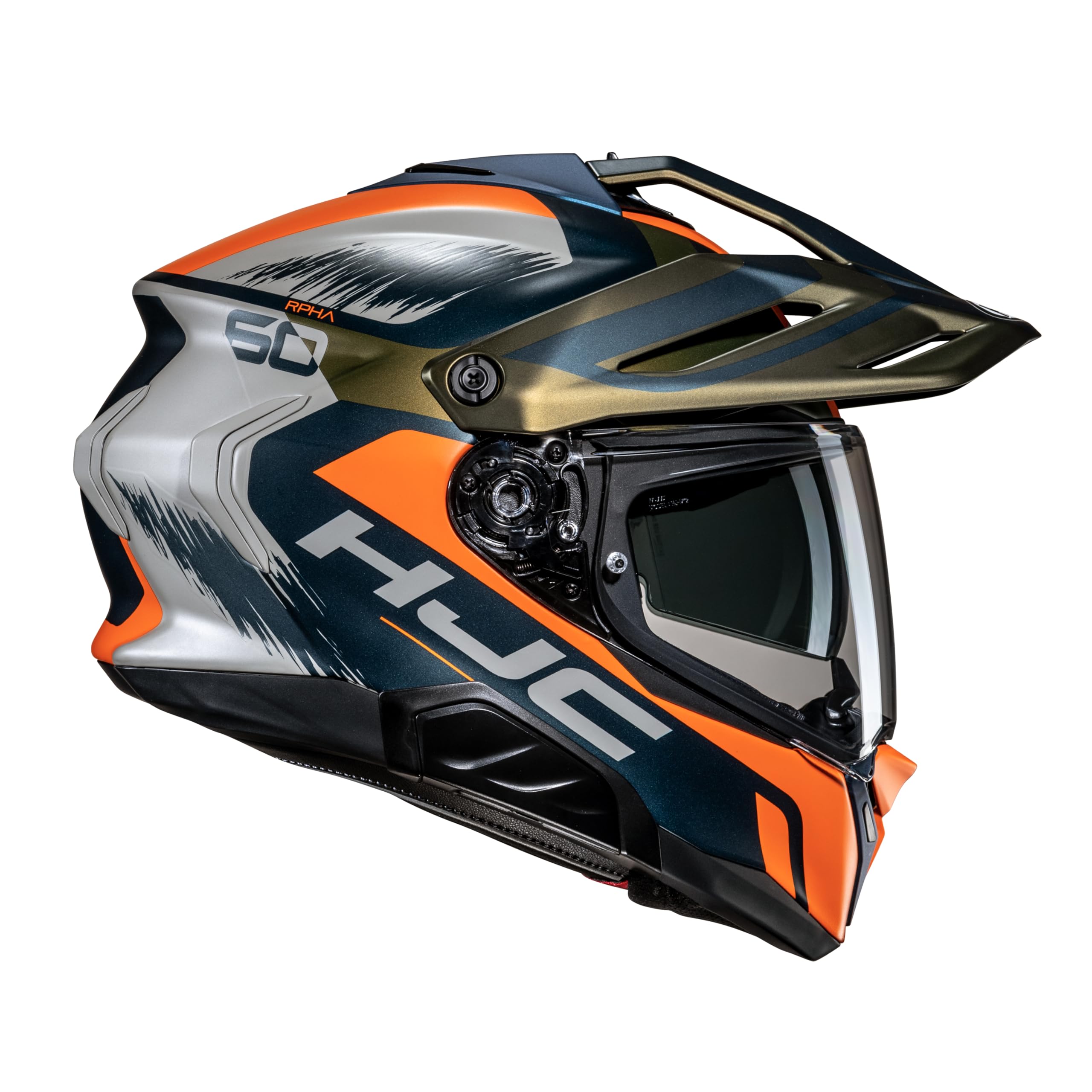 RPHA 60 Quid MC47SF Orange Blau Matt Adventure Motorrad Helm