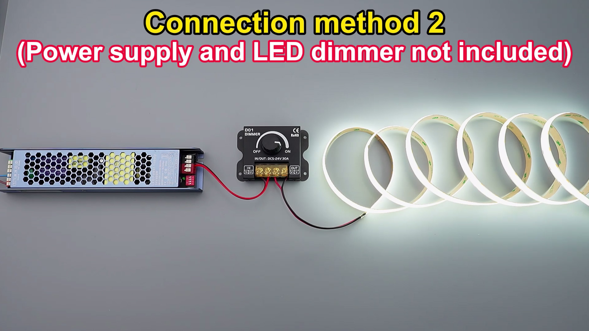 Tira LED DOBLE FILA COB 24V 10M Blanco Frío IP20 6000LEDs miniatura 7