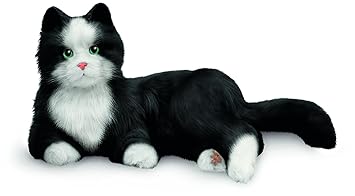 Joy For All Ageless Innovation Companion Pets, Tuxedo Cat, Alzheimer's Disease, Dementia & Memory Loss Plush Toy, Black/White (Pack of 3)