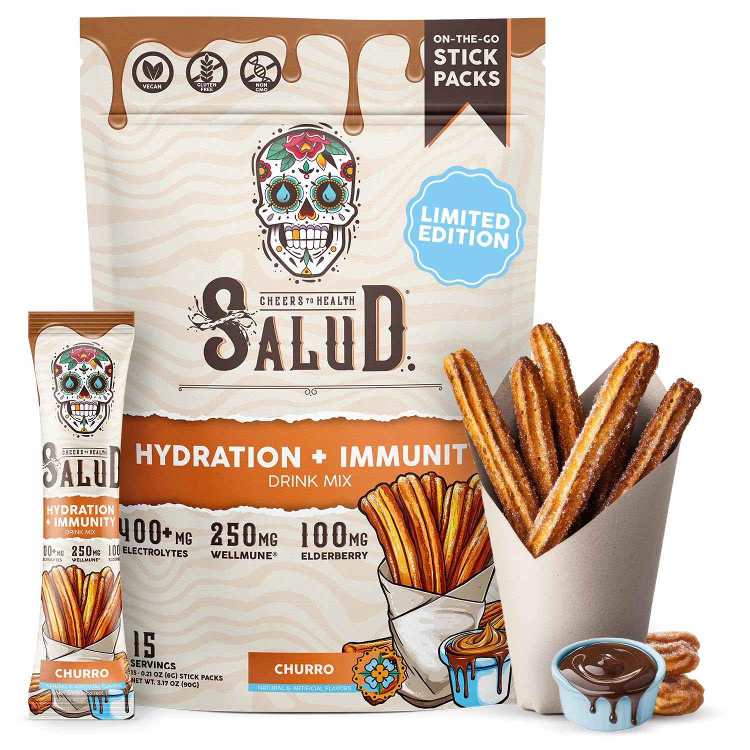 Salud 2-in-1 Hydration + Immunity Drink Mix, Cucumber Lime — Amazon image 10