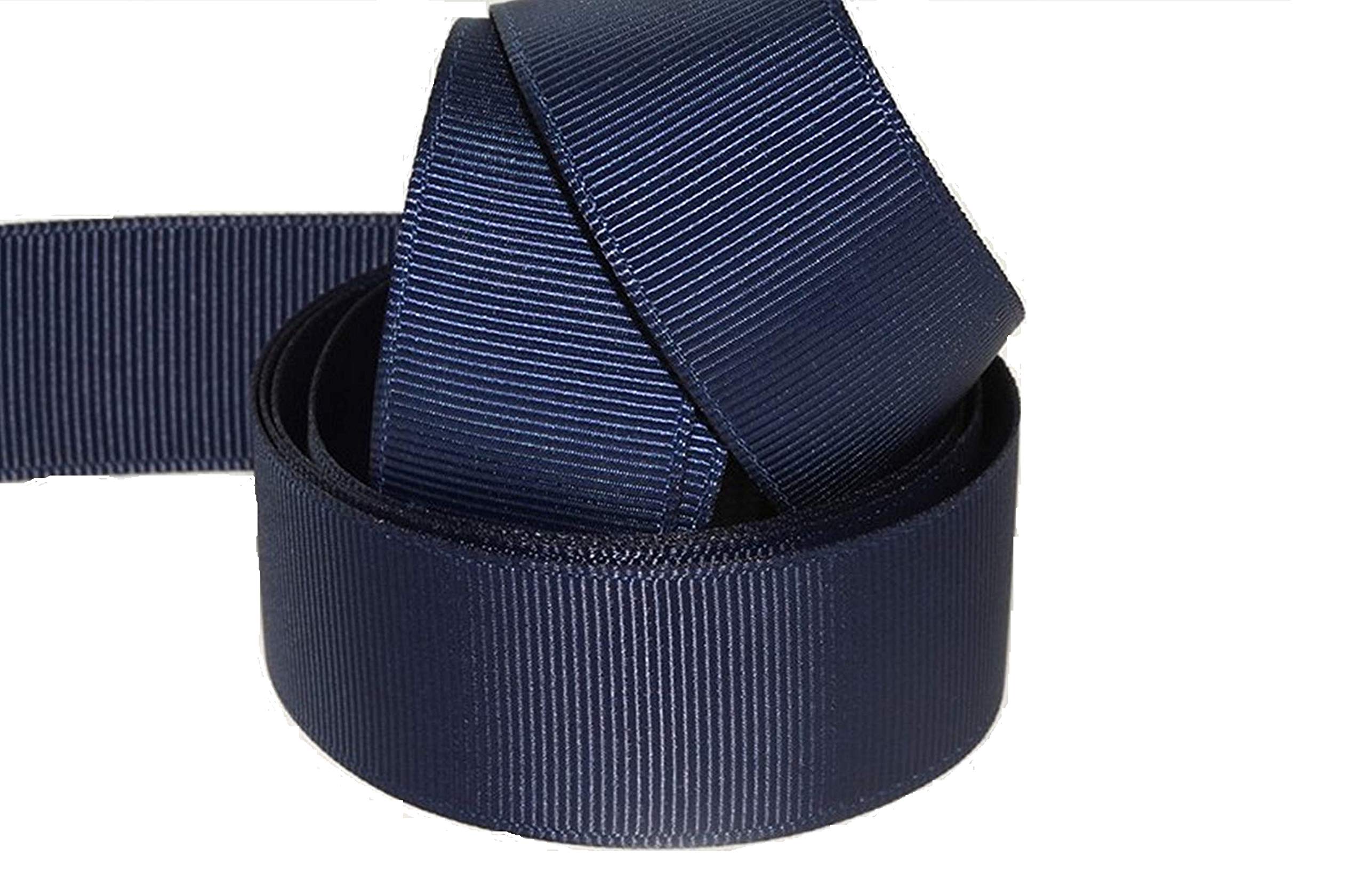 Gcs Navy Blue Grosgrain Ribbon 38Mm Choose Colours (, 10 Meters) For Gifts Wrap Sewing Party, Decorations Events Dress Wedding Christmas Crafts, Bows Car, Floral Balloons Diy, Bouquets, Cake More