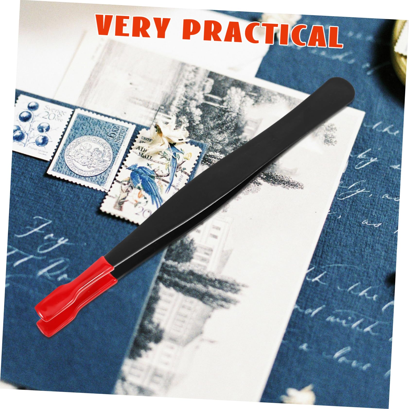 Holibanna Craft Tweezers Multi-use Handheld Tweezer for Sticker Hobby and Precision Work