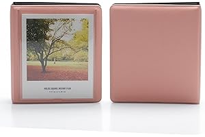 33 Pockets Anime Polaroid Photos Pink Album, Polaroid Picture Holder - Water Resistant