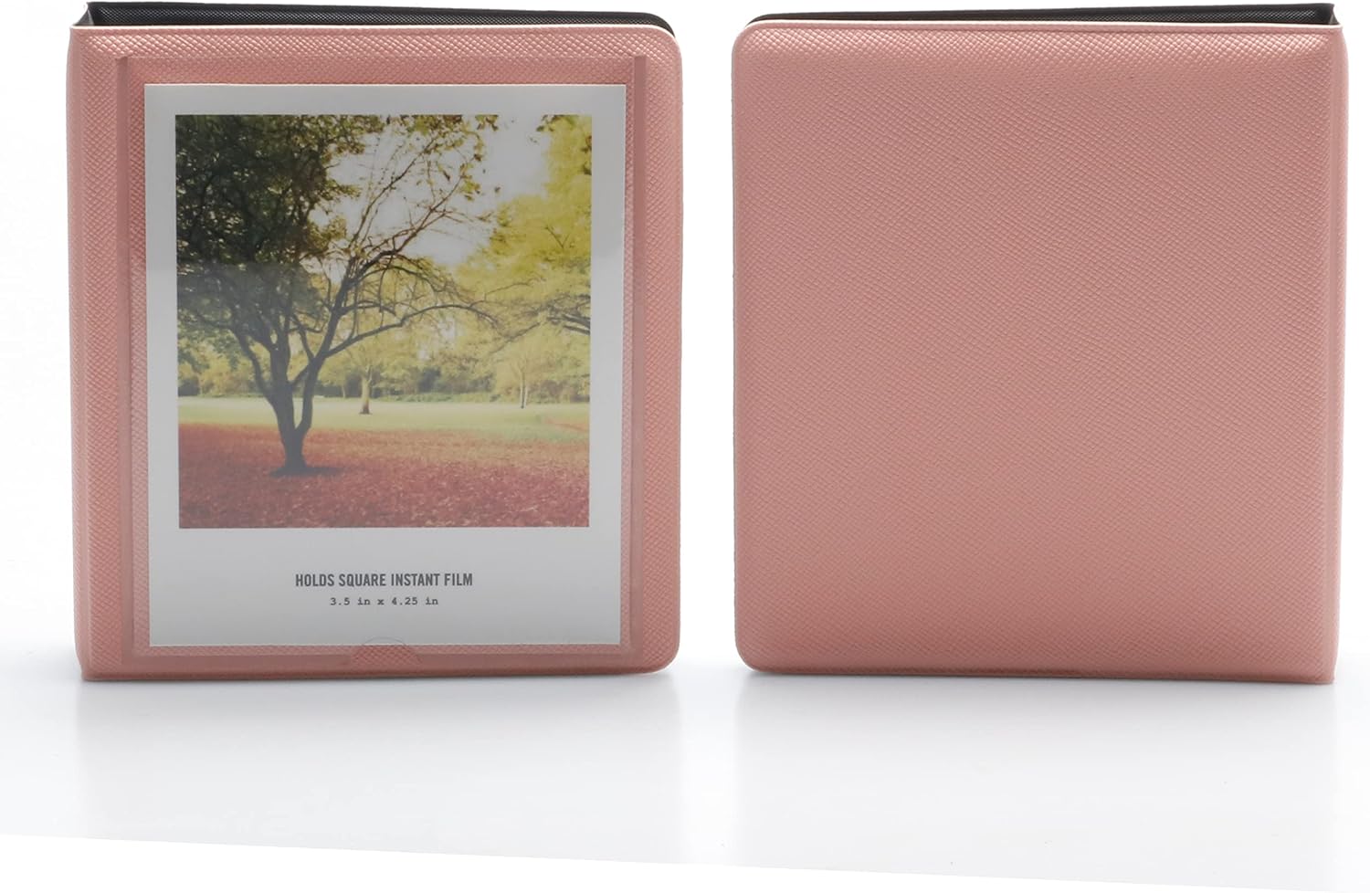 Polaroid Picture Album - 33 Pockets, 3.5 in x 4.25 in, PVC Material, Water Resistant (Pink)