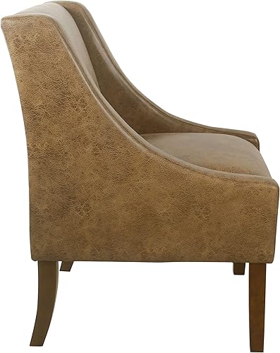 Miniatura 3 de HomePop Swoop Arm Chair sillones, Marrón