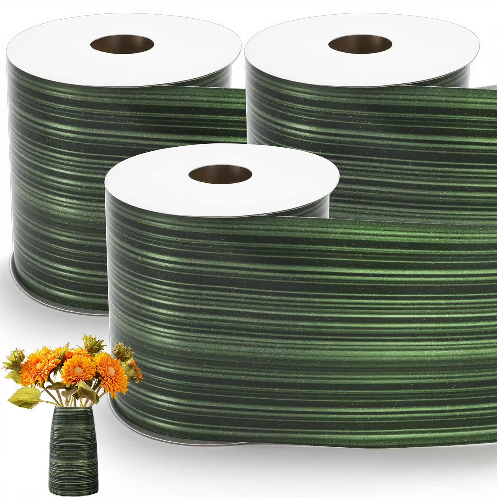 Feuille de Ti en ruban vert de 45m pour sublimer vos tables de mariage