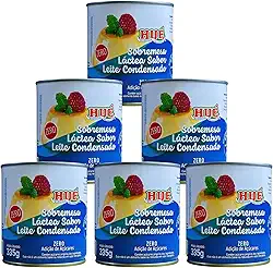 Leite Condensado Diet Hué Sem Glúten Zero Açúcar 6 Latas