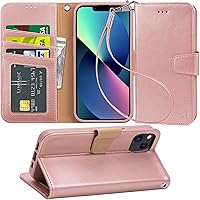 Vista 11 de Arae Funda compatible con iPhone 13 Pro Max con tarjetero y correa para la muñeca, funda con tapa para iPhone 13 Pro Max de 6.7 pulgadas