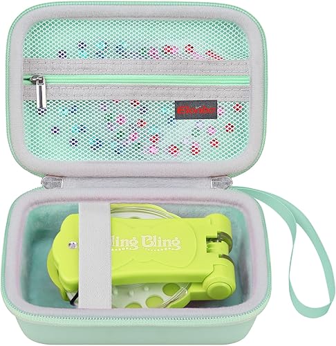 Miniatura 9 de Elonbo Estuche de transporte para la colección Blinger Deluxe Glam, gemas de recambio, kit Bedazzler con strass, gemas para el pelo o joyas