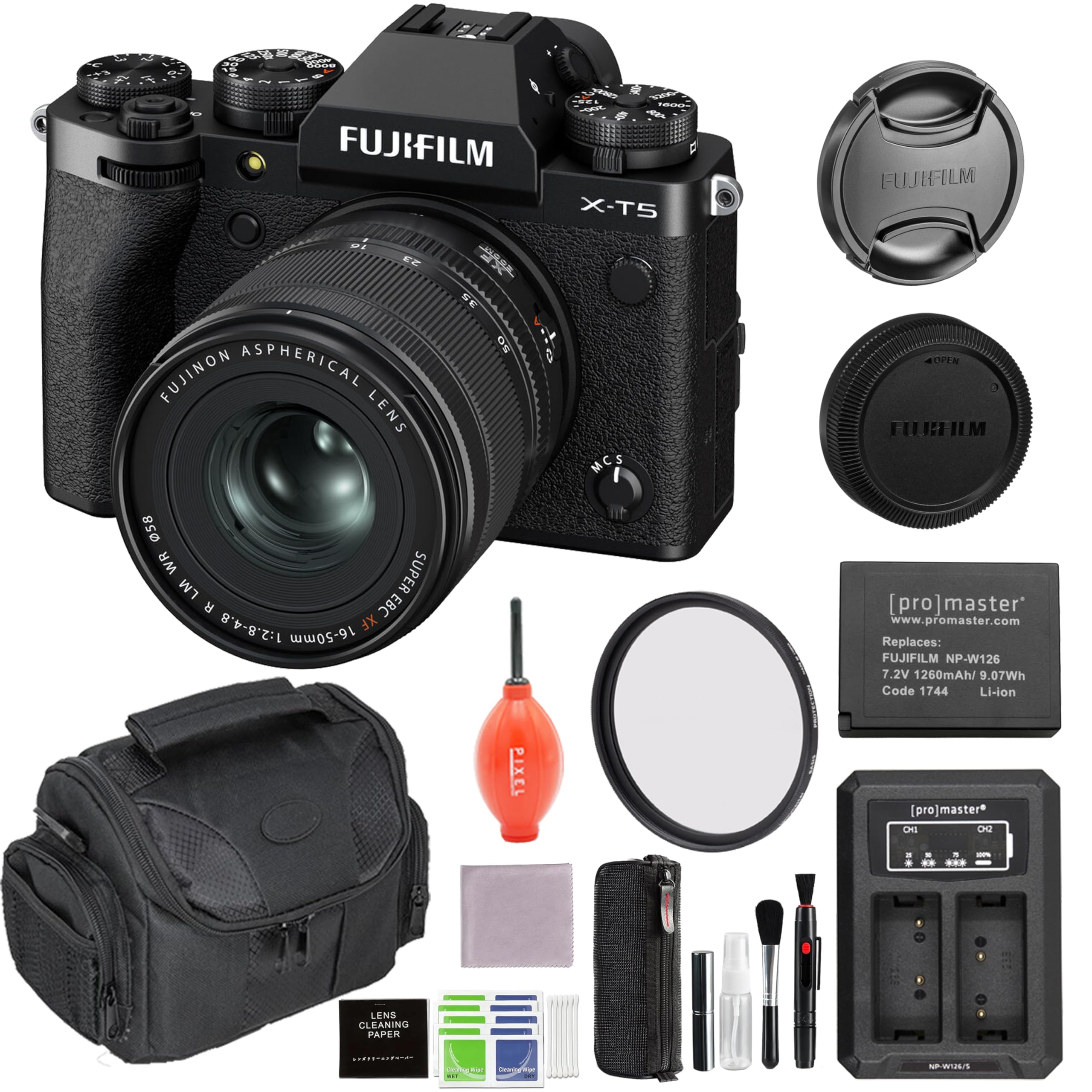 Amazon.com : Fujifilm X-T5 Mirrorless Camera with XF 16-50mm f/2.8