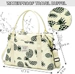 Weekender Bags for Women, AROME Large Travel Duffel Bag Waterproof Overnight Weekend Carry on Shoulder Bag Sports Gym Tote Bag with Wet Pocket Luggage Sleeve & Flight Approved