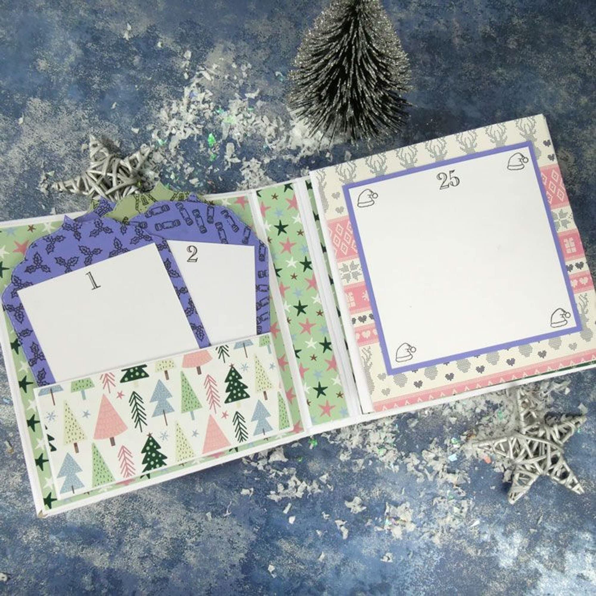 Hunkydory - for The Love of Stamps - Advent Calendar Elements Stamp Set, Clear