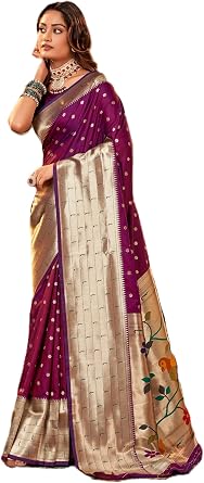 Indian wedding Paithani saree for women Blouse Muslim saari 9667