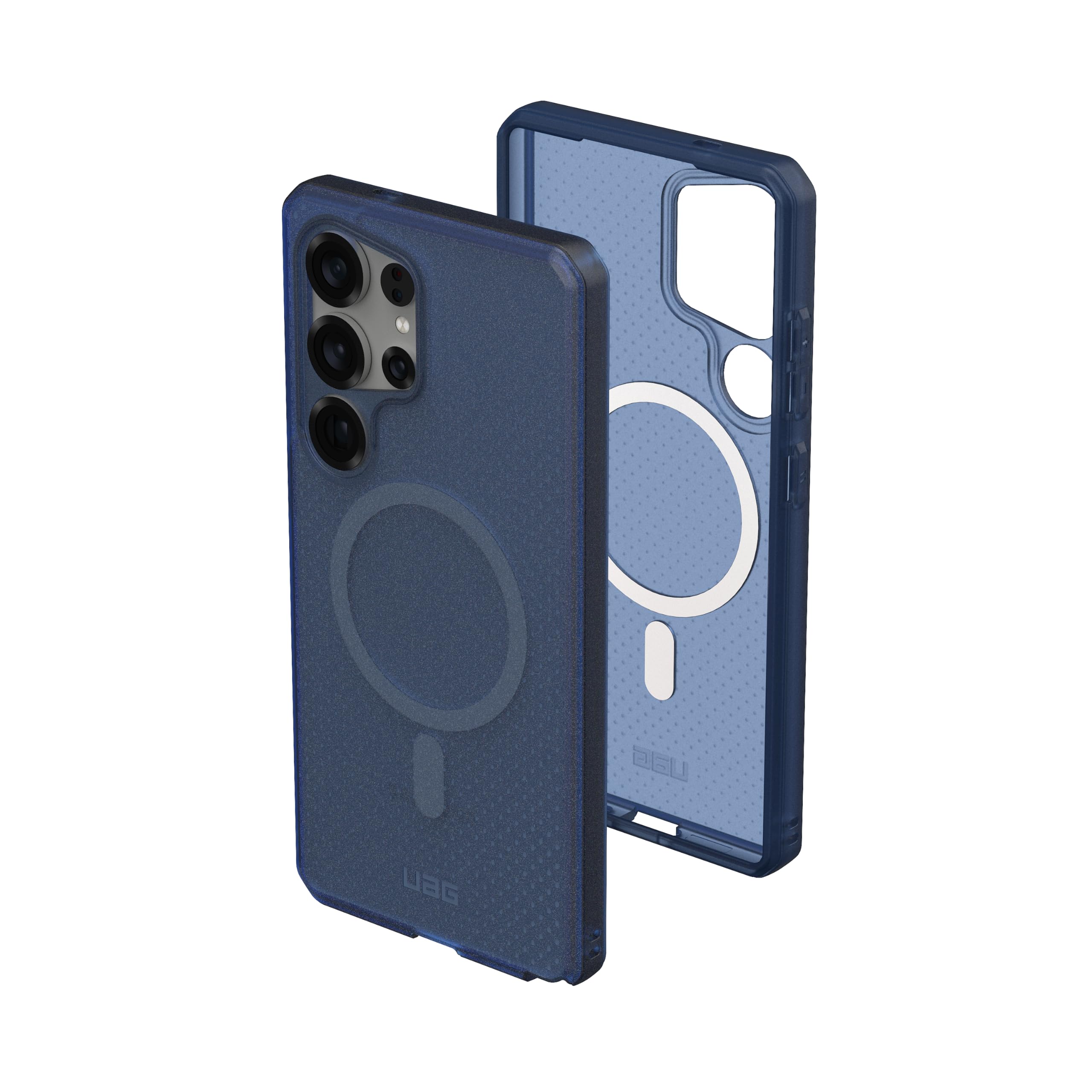 URBAN ARMOR GEAR UAG Designed for Samsung Galaxy S25 Case 6.2" DOT - Compatible with Magnetic Charging Slim Transparent Rugged Military Drop Tested Protective Cover, Cloud Blue