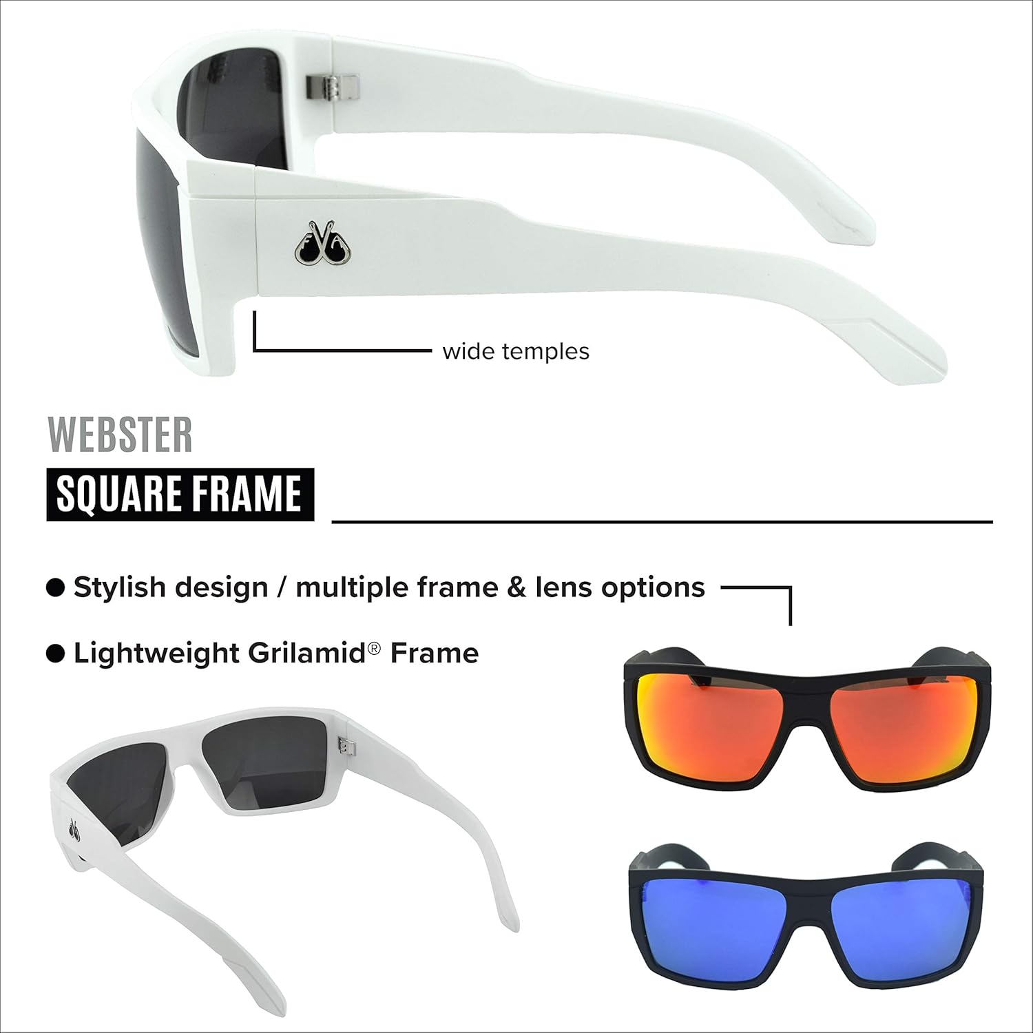 Filthy Anglers Webster Men's Polarized Sport Fishing Sunglasses - Multiple Options