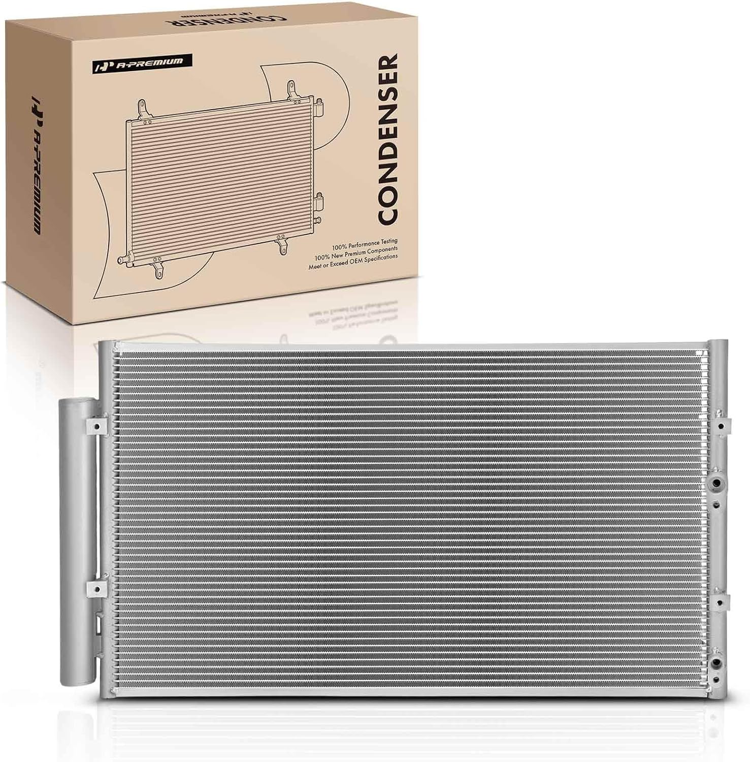 A-Premium Air Conditioning A/C Condenser Compatible with Subaru BRZ 2022-2024 & Toyota GR86 2022-2024, 2.4L