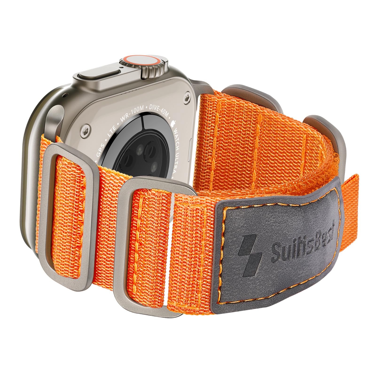 Suitisbest Sport Strap Compatible with Apple Watch Ultra/Ultra 2 Straps 49mm 46mm 45mm 44mm 42mm for Men, Rugged Nylon Sport Loop Wristband for iWatch Ultra SE Series 10 9 8 7 6 5 4 3 2 1 (B0CCY5Y7JS) Amazon Price History, Amazon Price Tracker