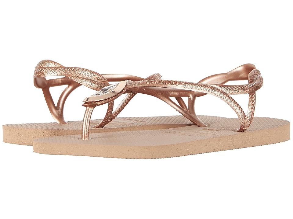 

Havaianas Luna Special Flip Flops (Rose Gold/Rose Gold) Women's Sandals