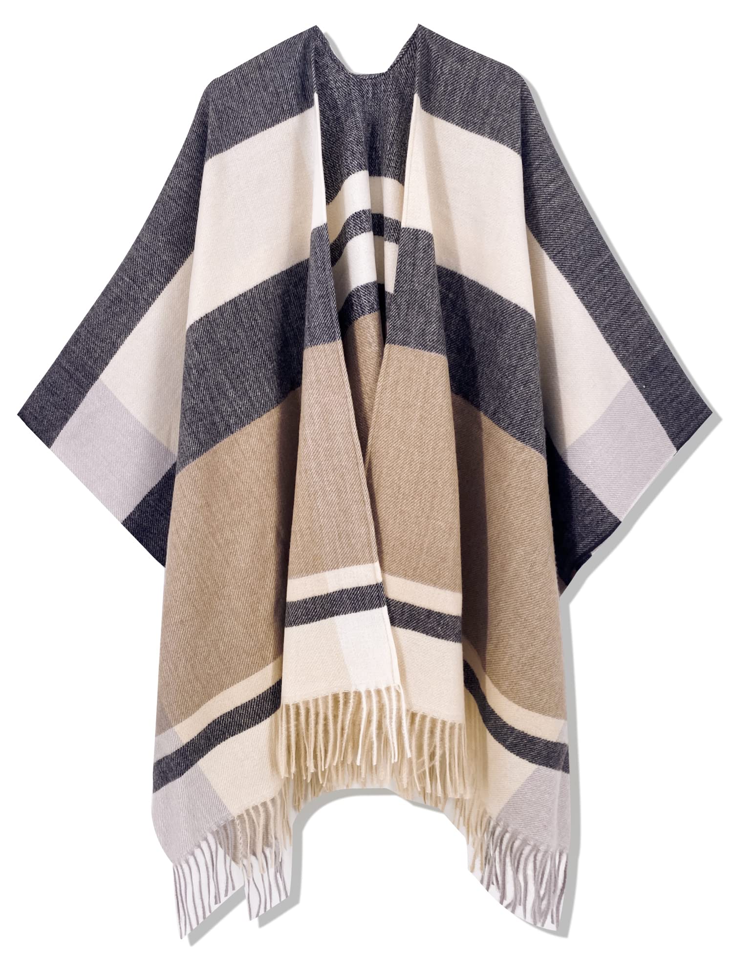 Breezy Lane Womens Shawl Wraps Warm Poncho Ruana Wrap Cardigan