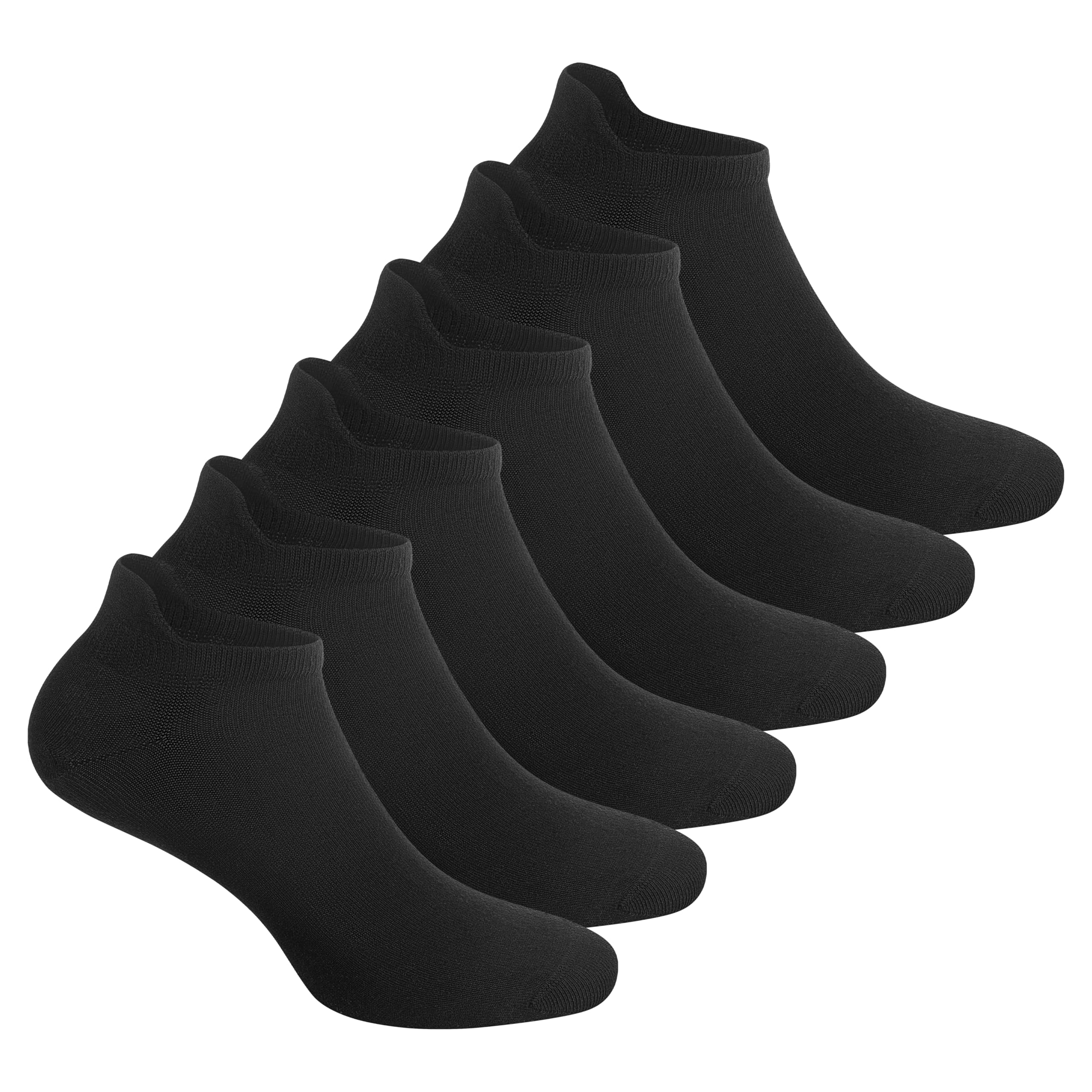 NYME Sneaker Socken Herren Damen 6er & 10er Pack - Füßlinge Kurze Socken - Baumwolle mit Komfortbund ohne drückende Naht Gr. 35-50