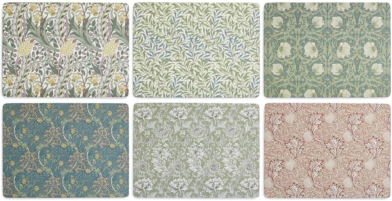 Portmeirion Home & Gifts Pimpernel Earth Slate Placemats, Set of 6, 30.