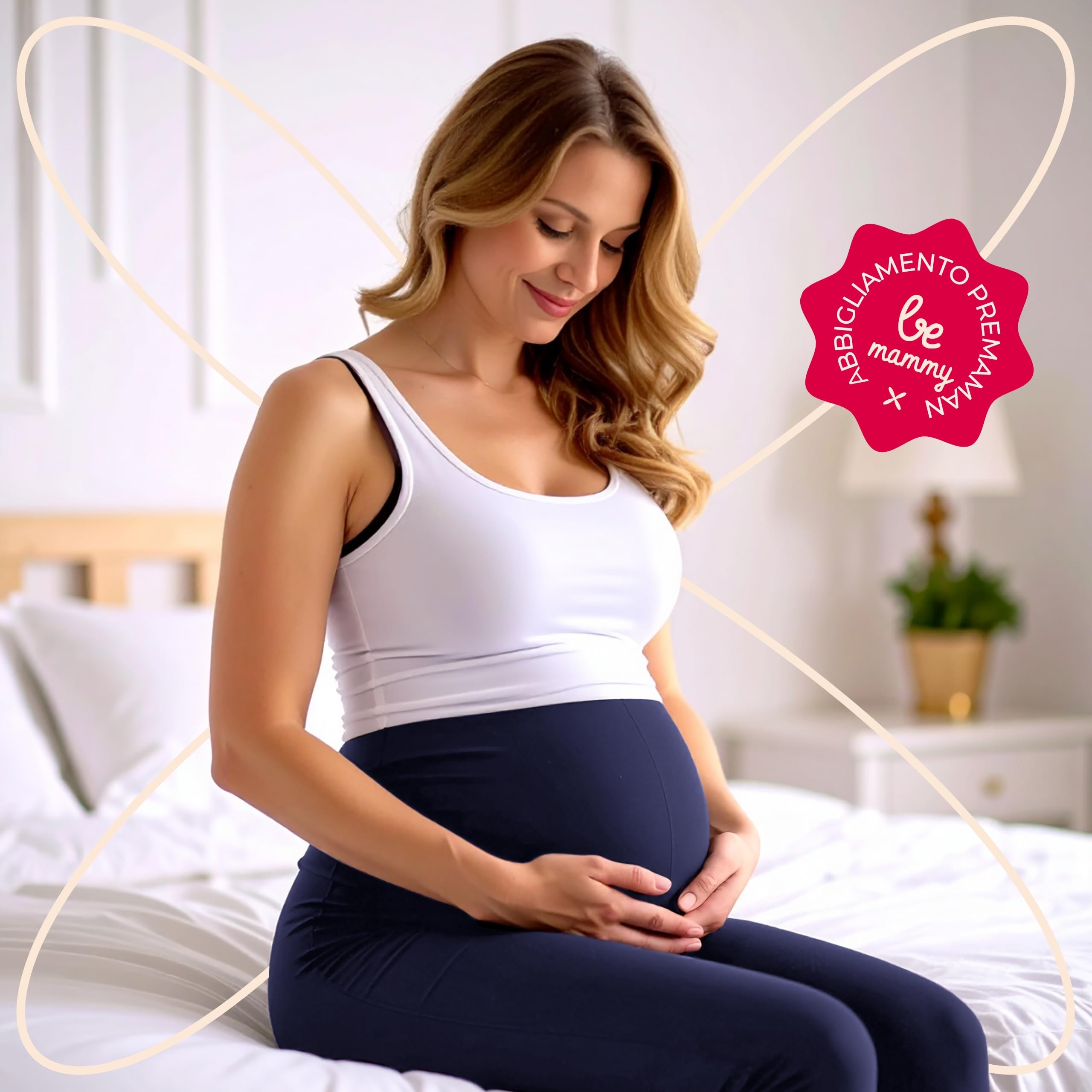 Be Mammy Leggings Premaman Lunghi BE20-230
