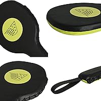 Vista 4 de VELO Taekwondo Kick Pad de cuero de microfibra doble patada duradera almohadillas de golpe Kickboxing Entrenamiento Combate Deportes Karate Target