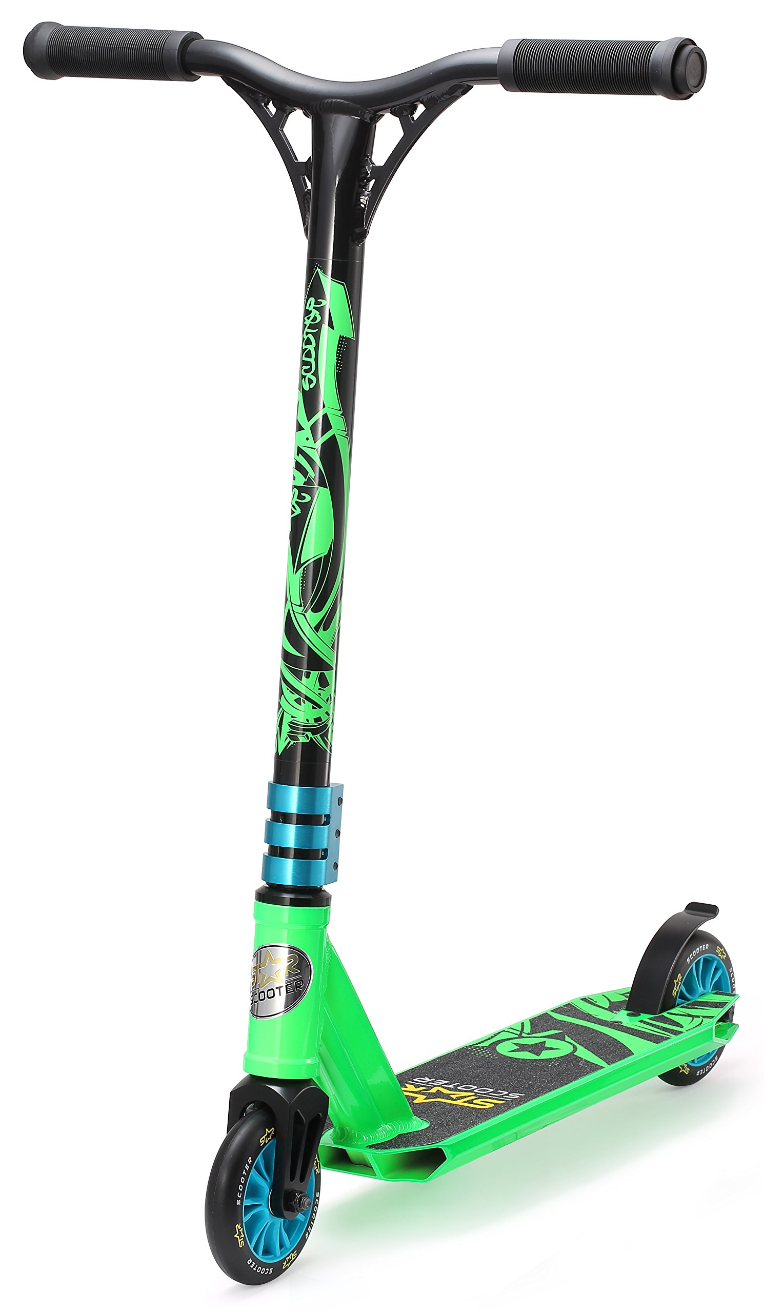 STAR SCOOTERComplete Lightweight MINI Stunt Scooter Kids 5 years | 110mm Wheels Kick Push Trick Urban Scooter for Beginners and Advanced