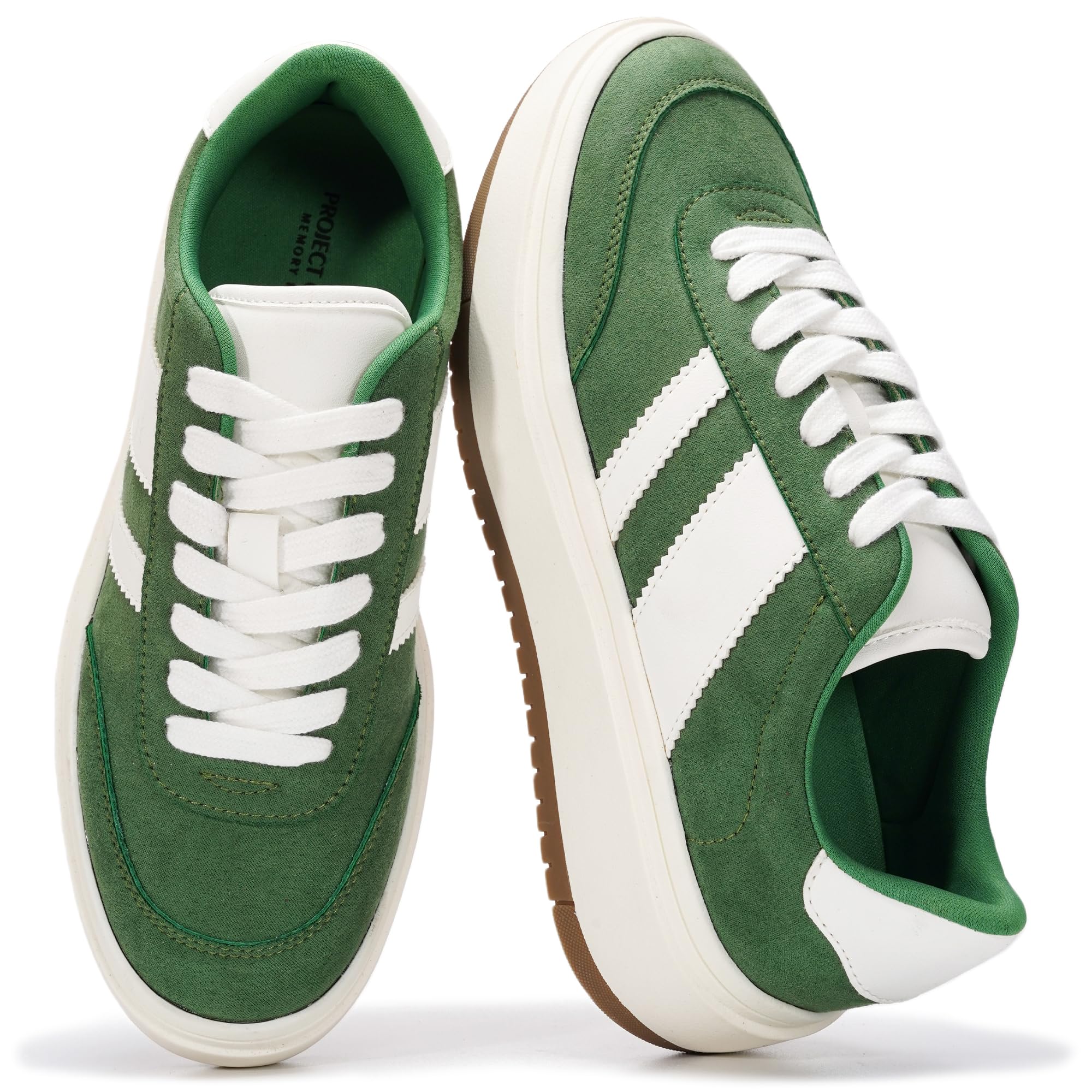 Project Cloud Platform Sneakers for Women - Lightweight Memory Foam Insole Womens Sneakers - Non-Slip Fashion Sneakers for Women Footwear - Women's